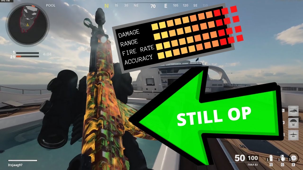 THE MOST OP WARZONE CLASS EVER! CRAZY GAME PLAY 39 KILLS OUT OF 40!