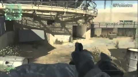 MW3: Throwing Knife Chain Reaction Multi Kill!