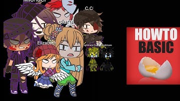 Afton family react to How To Basic