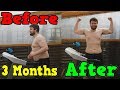 Running every day for 3 months weight loss time lapse