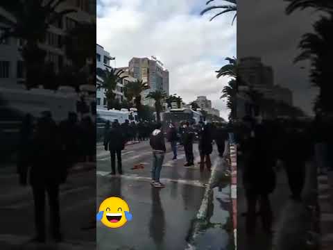 الأمن التونسي يوم 14 جانفي