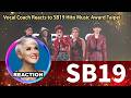 Vocal Coach Reacts to SB19 (Dam + 8TonBall + Dungka + Crimzone) Hito Pop Music Awards Taiwan #sb19