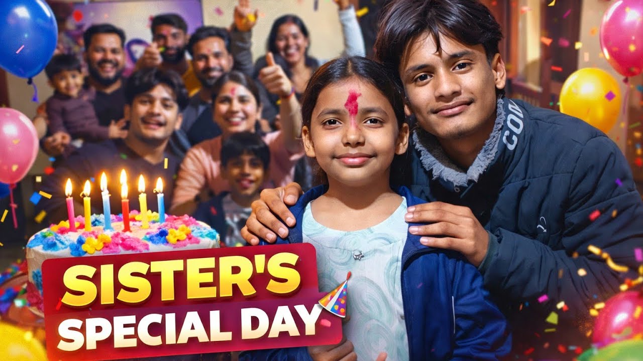 Aaj Meri Pyari Si Choti Behen Ko Mila Birthday Surprise ❤️