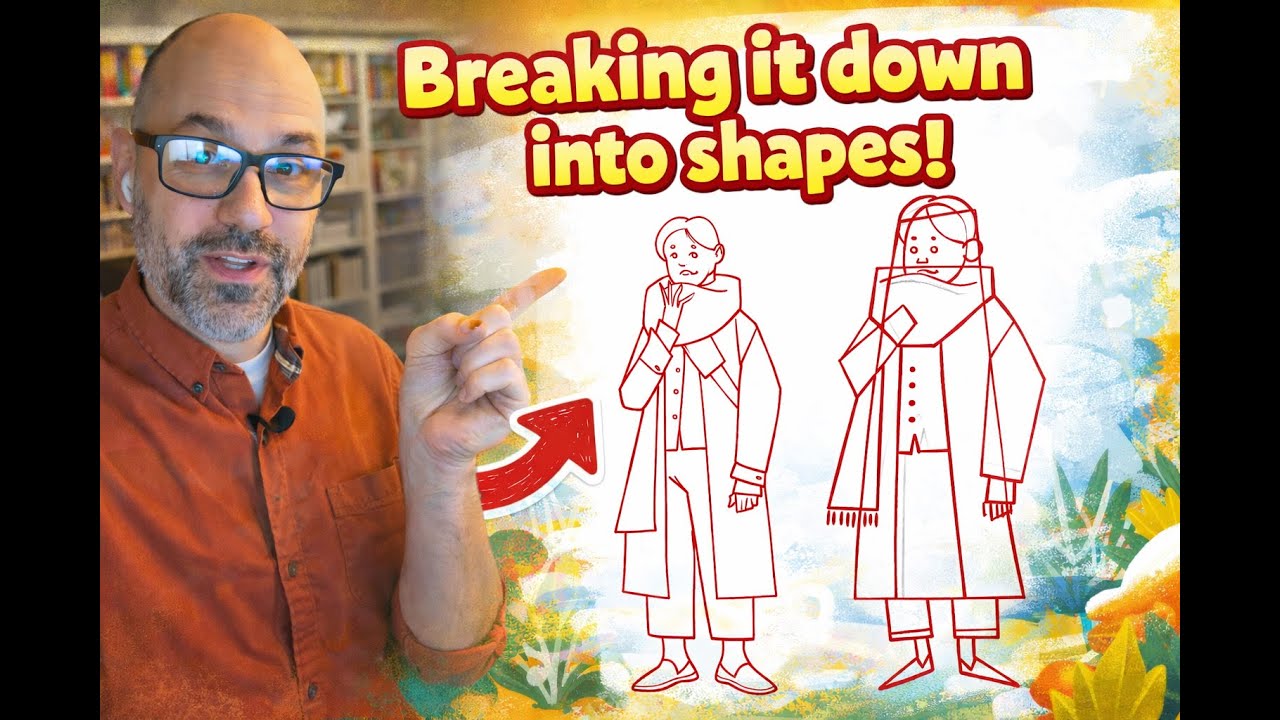 We're Drawing using Basic Shapes!