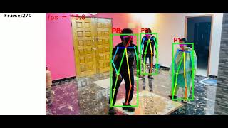 Real-Time Human Action Recognition Using Pose Estimation on Multiple Persons