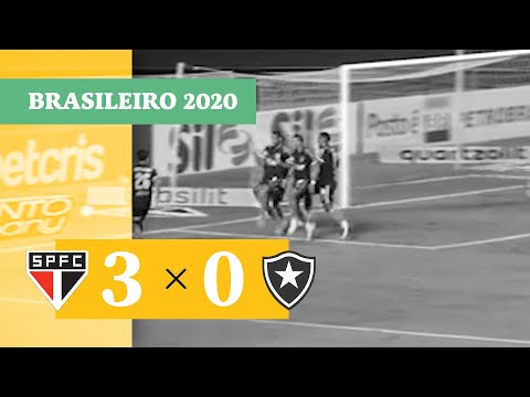 É gol!!!! Reinaldo faz o terceiro do São Paulo sobre o Botafogo!!!