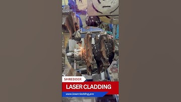 Laser Cladding Repair for Shredder Rotor Shaft Journal #lasercladding