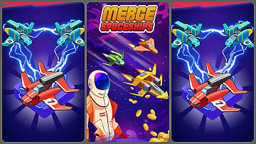 Merge Spaceships - Best Idle Space Tycoon (Gameplay Android)
