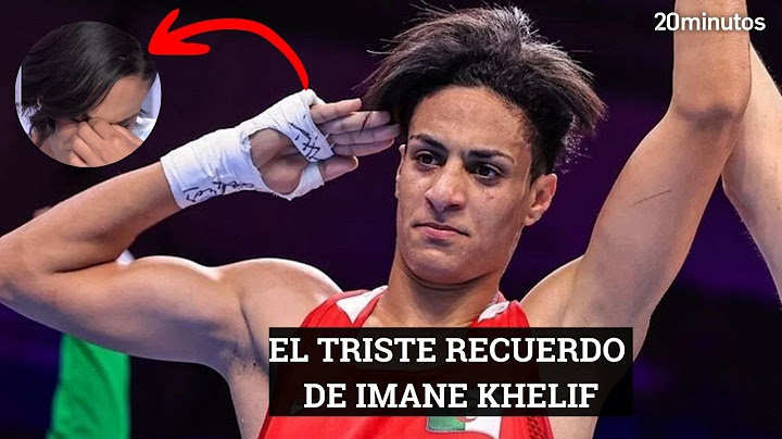 LA BOXEADORA DE ARGELIA, IMANE KHELIF, se quiebra en la TV