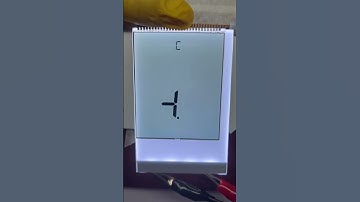 Transparent HTN LCD Panel Monochrome Segment LCD Display For Thermostat