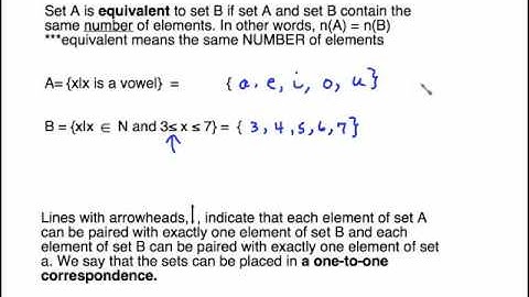 MGF 2106 SECTION 2.1 BASIC SET THEORY PART 2