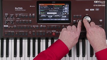 Korg Pa700 Part 1 - An Introduction