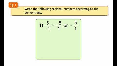 Sundaram Eclass MATH concepts (7-8th grade) : Rational Numbers