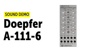 Doepfer A111-6 Sound Demo (no talking)