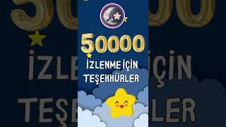 Hey Minik Yıldız Ailesi! 🌟 Hey Minik Yıldız Çocuk Şarkıları 50.000 izlenme için teşekkür eder