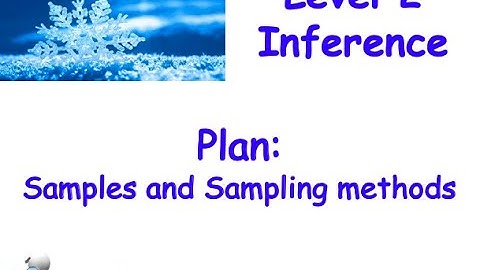 level 2 inference: plan, sampling methods