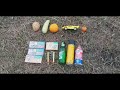 Взрывы петард, баллончиков / super crash toys and vegetables,fruit