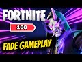 Level 100 FADE SKIN GAMEPLAY In Fortnite