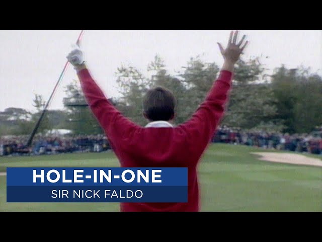 Nick Faldo Sinks Hole-In-One! | 1993 Ryder Cup