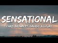 Chris Brown - Sensational (Lyrics) ft. Davido & Lojay | Lyrics Vibes