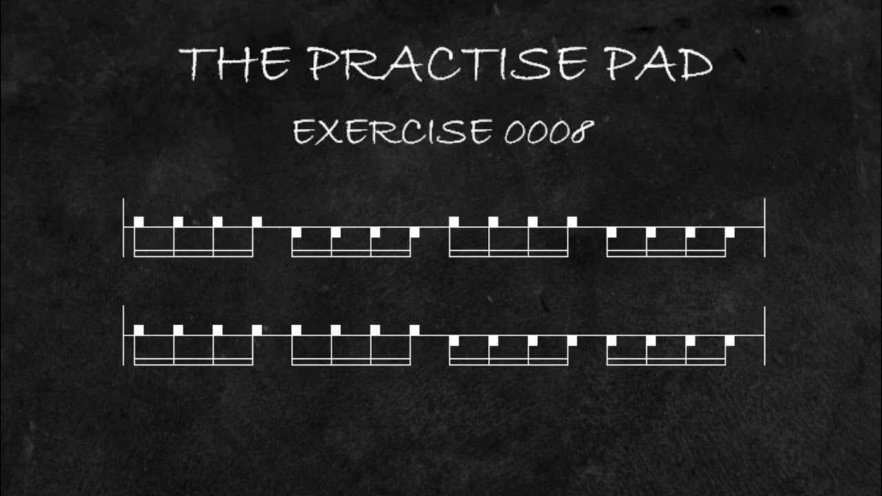 EXERCISE 0008 - HAND DEVELOPMENT - SIXTEENTH NOTE SUBDIVISION - 30 TO 90 BPM