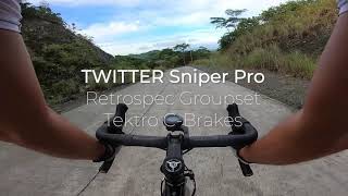 TWITTER Sniper Pro | Retrospec | Tektro C-brakes | DOWNHILL by Nico Calo 3,543 views 3 years ago 1 minute, 9 seconds