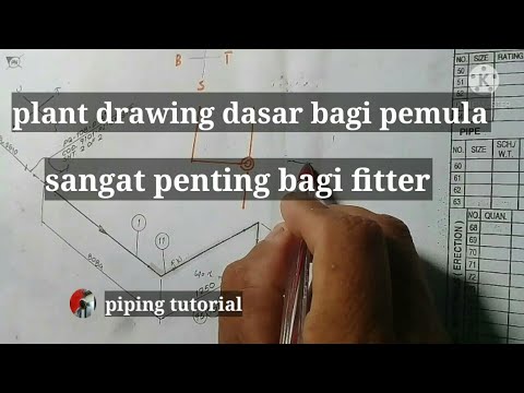 Cara membaca gambar plant drawing bagi pemula