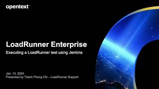 loadrunner : how to integrate loadrunner enterprise and jenkins