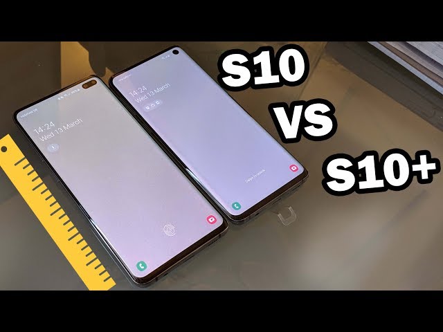 Samsung Galaxy S10 vs S10+ Size comparison! Side By Side! Which Size Is  Best for You? - YouTube
