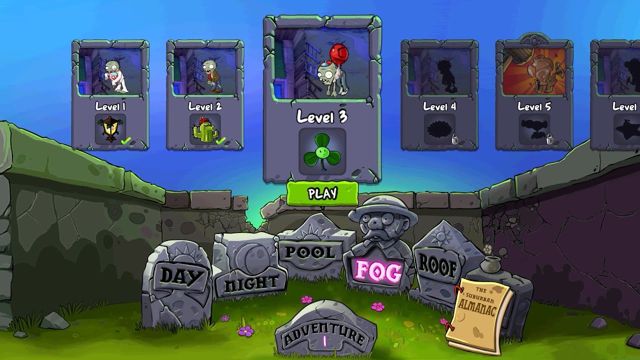 🌫️ FOG LEVEL 3 – Zombies Hidden in the Mist!