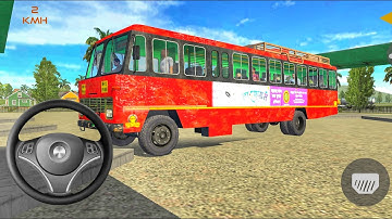 Indian Sleeper Bus Simulator - 3D Bus Games 2025 - Village Route Bus Driving Game - Android Gameplay