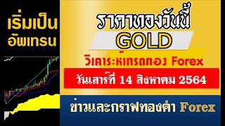 ราคาทองคำวันนี่ 14/8/64 เทรดทอง Forex เสาร์ที่ 14 สิงหาคม 2564 ล่าสุด วิเคราะห์ราคาทองแท่ง รูปพรรณ