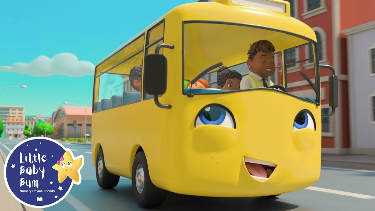School Bus Song NEW Lellobee Nursery Rhymes Baby Songs and Cartoons
