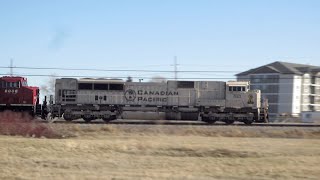 CP 'Desert Sand' SD70ACu 7021 on Westbound Train 113, Winnipeg, MB (5/3/2020)