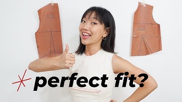 Sewing and fitting my bodice sloper (vintage drafting method) ✿ Flat Patternmaking Series PART 2