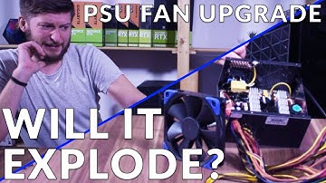 Power Supply Fan Swap | Reduce PSU Fan Noise