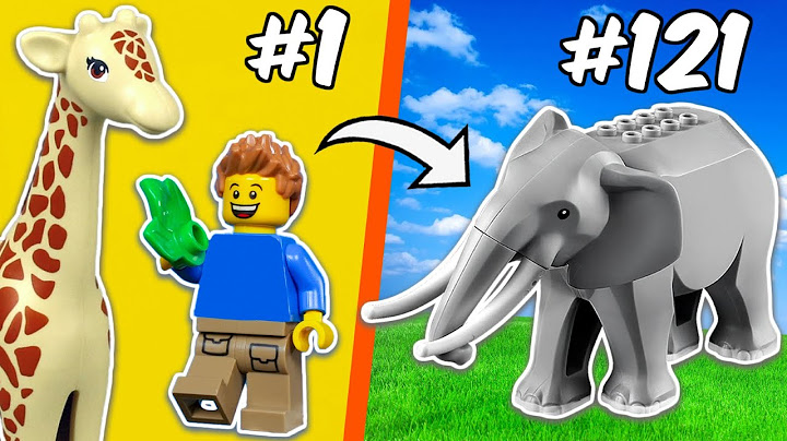 Construí um Zoo LEGO...