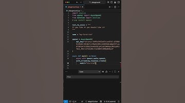 OpenAI Text to Speech API - Python