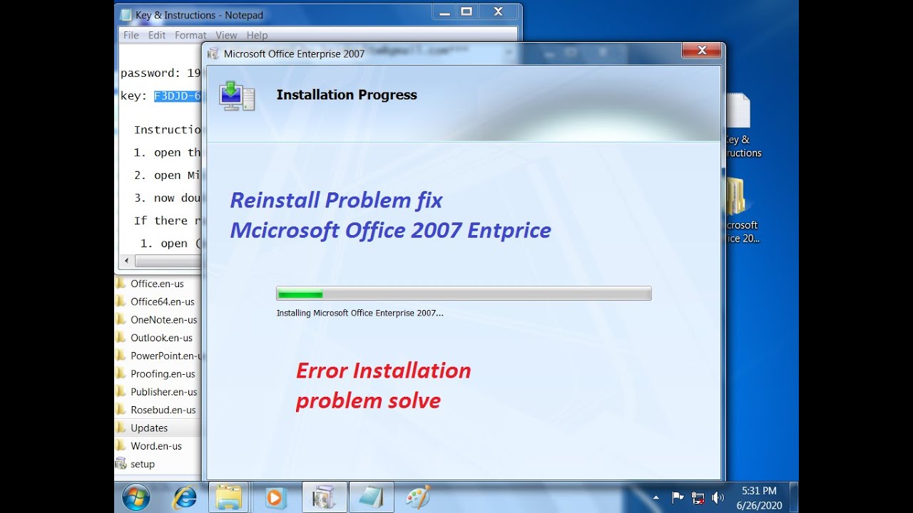 install office 2007 for oem key install office 2007 for oem key