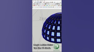 Sketchup Plugin Lattice Maker tạo ô kính nhanh. #sketchup  #shorts