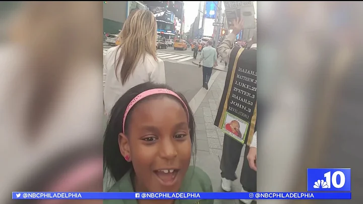 9 Year-Old Journalist Tiana Sirmans Visits Philly ...