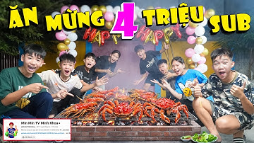 Ăn Mừng 4 Triệu Sub - Làm Bếp Nướng BBQ Ngoài Trời Siêu To Không Lồ | Min Min TV Minh Khoa
