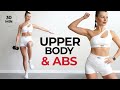 30 MIN UPPER BODY AND ABS WORKOUT- Sculpt &amp; Strengthen at Home