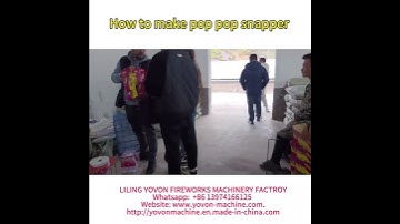 how to make pop pop snaper firecrackers.