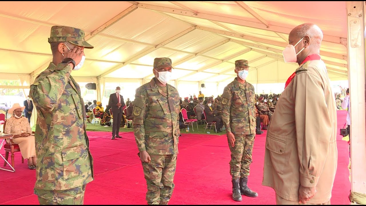 Museveni welcomes Kagame’s Army (RDF) Commanders in Mbarara on UPDF Tarehe-Sita Day 2023