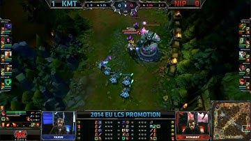 ♠ SEASON 4 ♠ || Ninjas in Pyjamas vs Kiedyś Miałem Team Game 2 EU LCS Spring Promotion NIP vs KMT