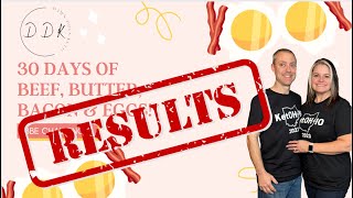 Final Results!! Beef, Butter, Bacon & Eggs? Day 30 of 30: BBBE Reset + Weight Loss for New Year!