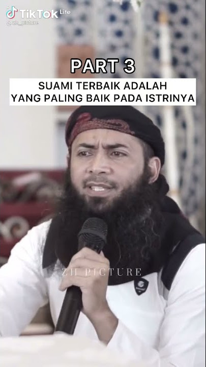 Suami Terbaik Adalah Suami Yang Paling Baik Pada Istrinya❗
