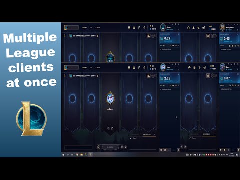 How to open multiple League of Legends clients