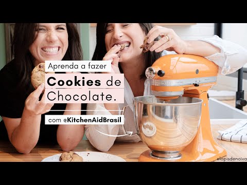 Vida de Casada | Receita de Cookies com Gotas de Chocolate com a Batedeira Stand Mixer Artisan Honey